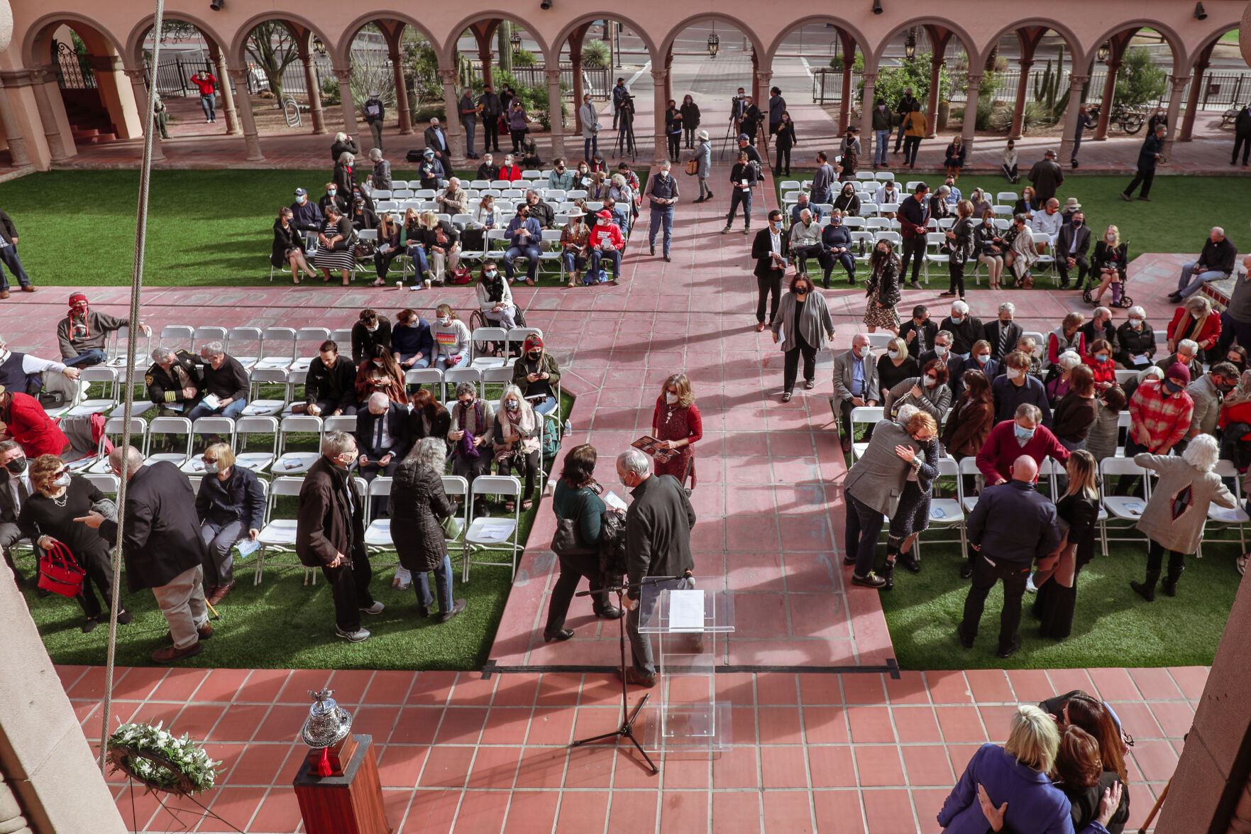 Ceremony marking the 11th anniversary of the Jan. 8, 2011 mass shooting